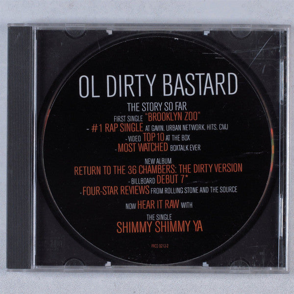 Ol' Dirty Bastard : Shimmy Shimmy Ya (CD, Single, Ltd, Promo)