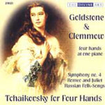 the album cover for Caroline Clemmow - Four Hands at One Piano