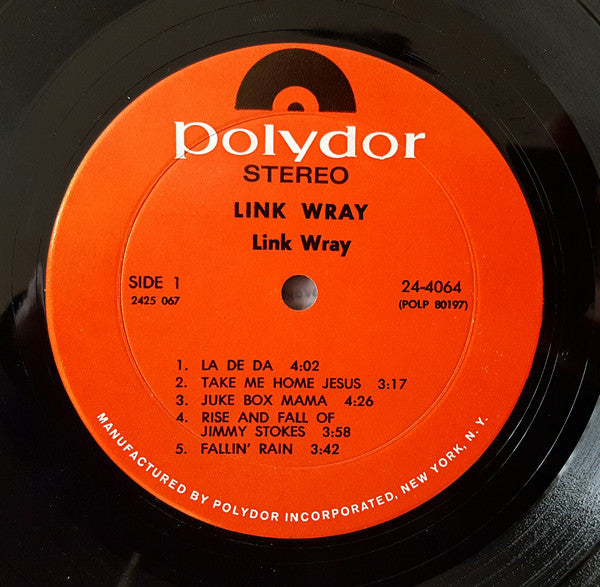 Link Wray : Link Wray (LP, Album, Die)