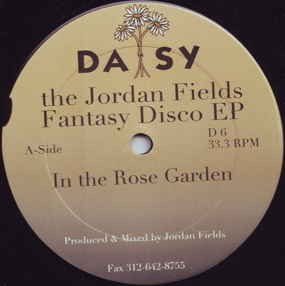 Jordan Fields : The Jordan Fields Fantasy DiscoEP (12", EP)