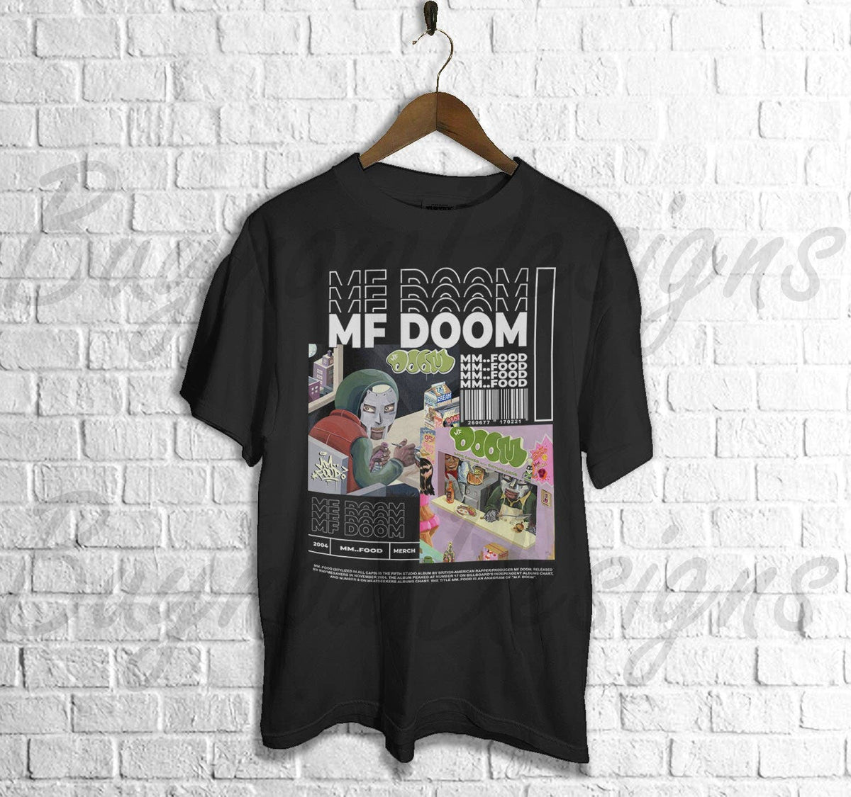 Vintage MF DOOM MM..Food Poster Graphic Tee