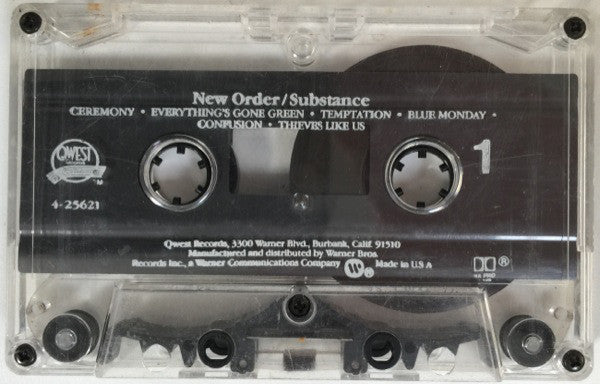 New Order : Substance (Cass, Comp, No )