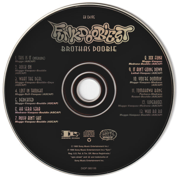 Funkdoobiest : Brothas Doobie (CD, Album, DAD)