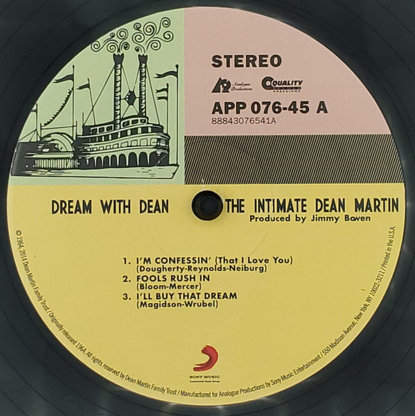 Dean Martin : Dream With Dean (The Intimate Dean Martin) (2xLP, Album, Ltd, RE, RM, 200)