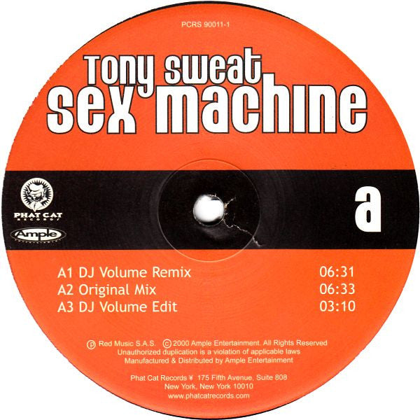 Tony Sweat : Sex Machine (12")