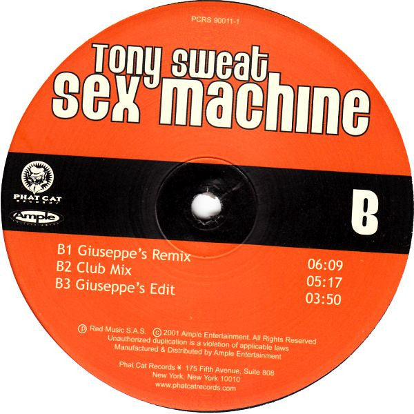 Tony Sweat : Sex Machine (12")