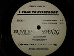Banig : I Talk To Everybody (Dance Remix '94) (12")