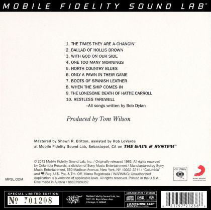 Bob Dylan : The Times They Are A-Changin' (SACD, Hybrid, Album, Ltd, Num, RE)