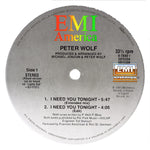Peter Wolf : I Need You Tonight (12")