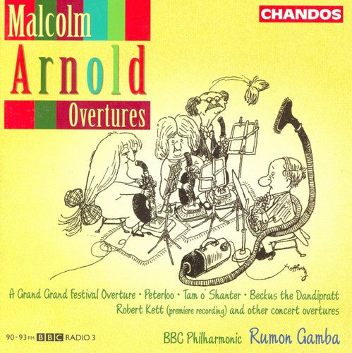 the album cover for Rumon Gamba - Concert Overtures