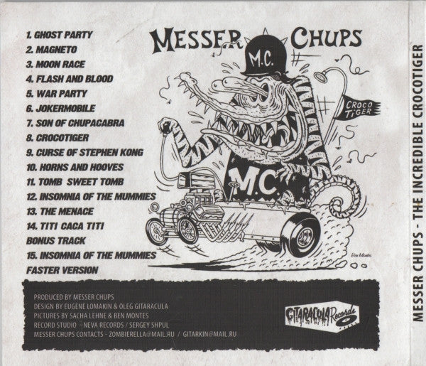 Messer Chups : The Incredible Crocotiger (CD, Album)