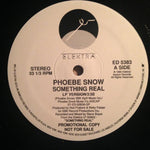 Phoebe Snow : Something Real (12", Single, Promo)