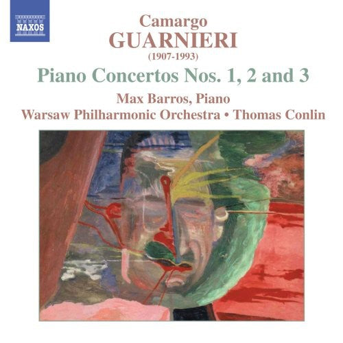 the album cover for C. GUARNIERI - Piano Concertos 1 2 & 3