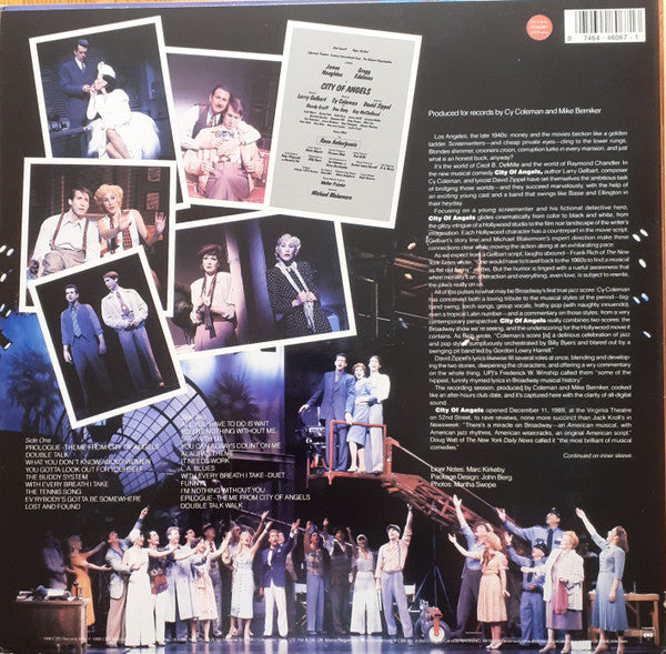 Cy Coleman, David Zippel, Larry Gelbart, "City Of Angels" Original Broadway Cast : City Of Angels (Original Broadway Cast Recording) (LP, Album)