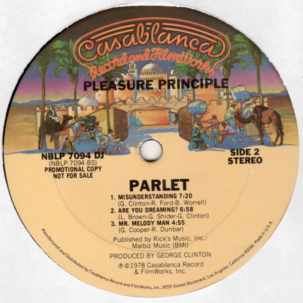 Parlet : Pleasure Principle (LP, Album, Promo, Pit)