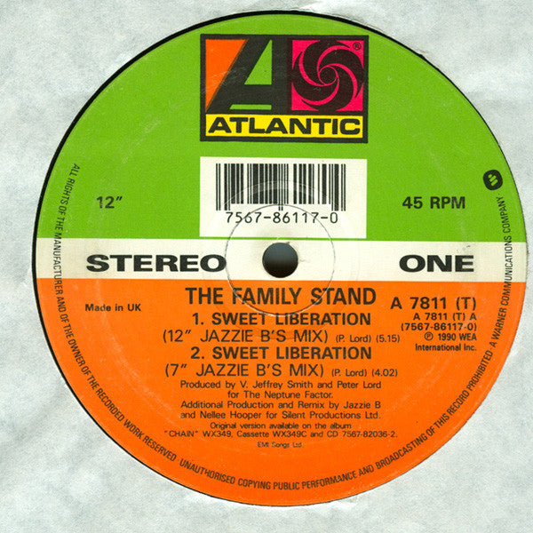 The Family Stand : Sweet Liberation (12")