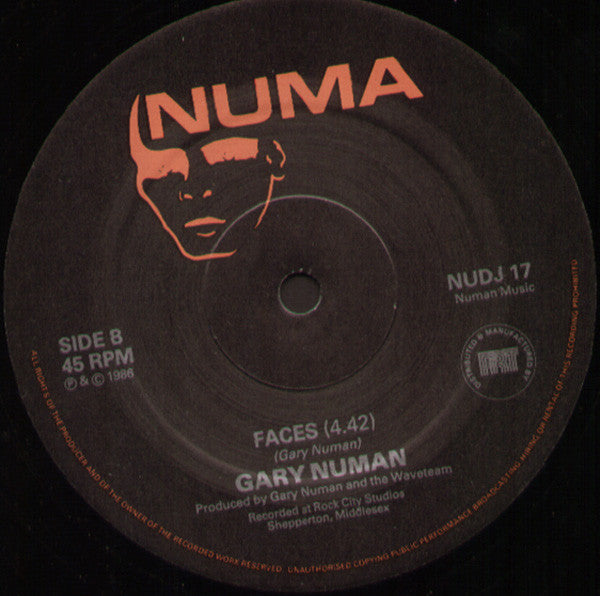 Gary Numan : I Can't Stop (10" + Flexi, 7", S/Sided)
