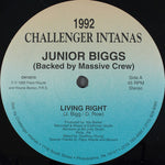 Junior Biggs Backed By Massive Crew : Living Right (12")