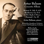 the album cover for Artur Balsam - Concerto Album
