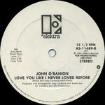 John O'Banion : Love Is Blind (12", Promo, W/Lbl)