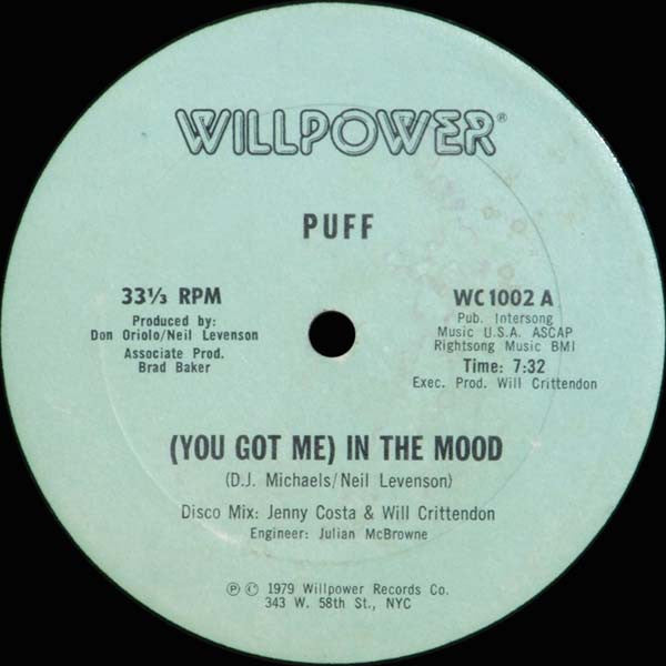 Puff (5) : (You Got Me) In The Mood (12")