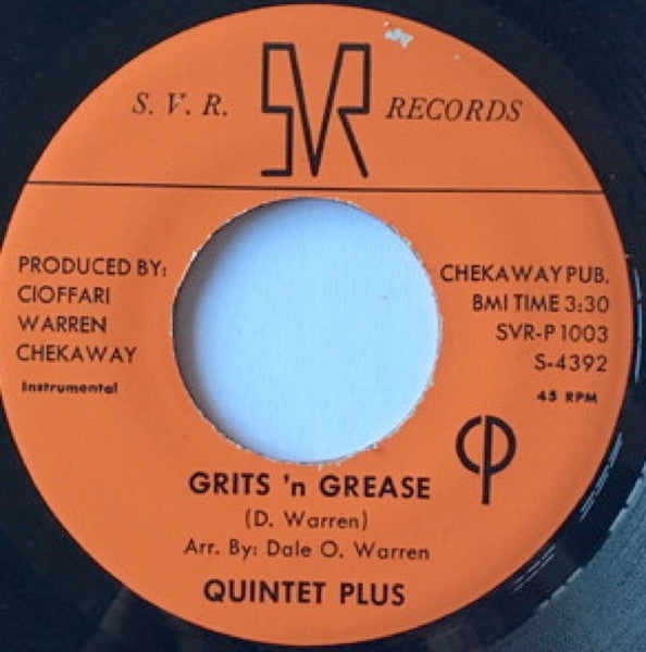 Quintet Plus* : Shop Around / Grits 'N Grease (7", Single)