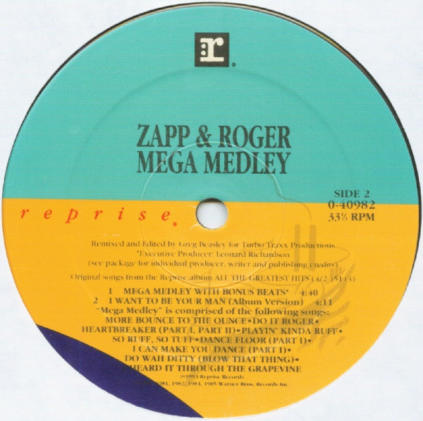 Zapp & Roger : Mega Medley (12")