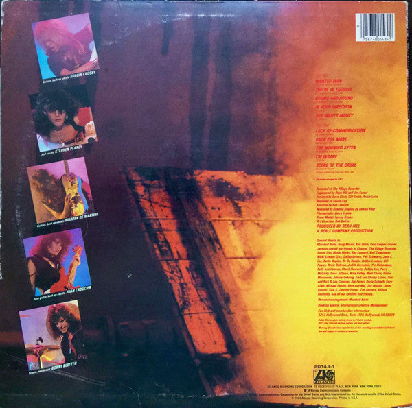 Ratt : Out Of The Cellar (LP, Album, AR)