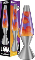 16.3" Yellow/Purple/Silver Lava Lamp