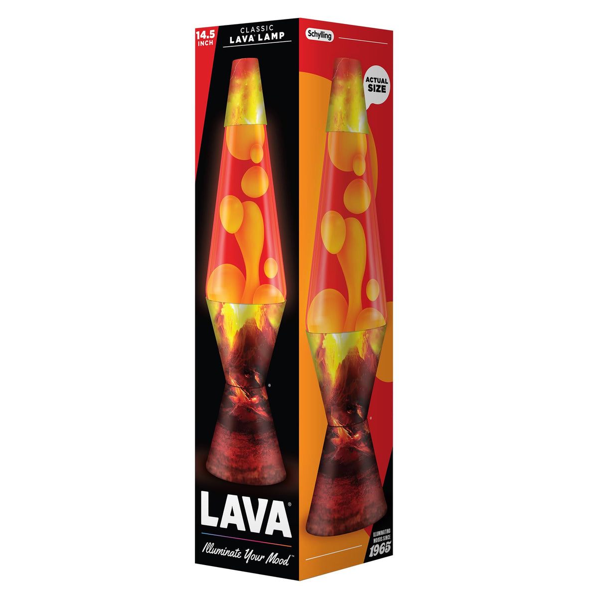 Novelty Lava Lamp -14.5 - Orange/Red