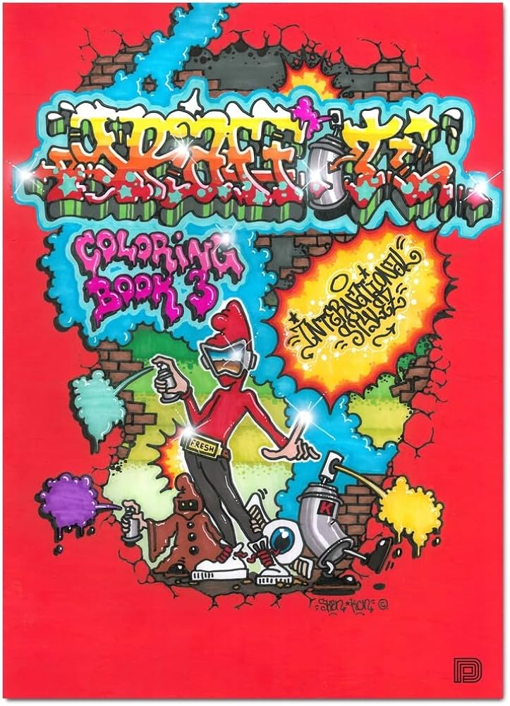 Graffiti Coloring Book 3 - International Styles
