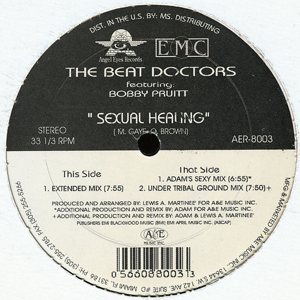 The Beat Doctors Featuring Bobby Pruitt* : Sexual Healing (12")