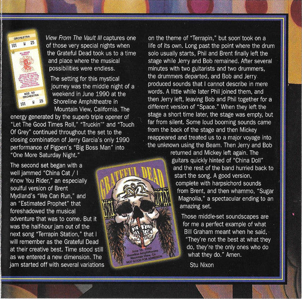 Grateful Dead* : View From The Vault III (3xHDCD, Album)