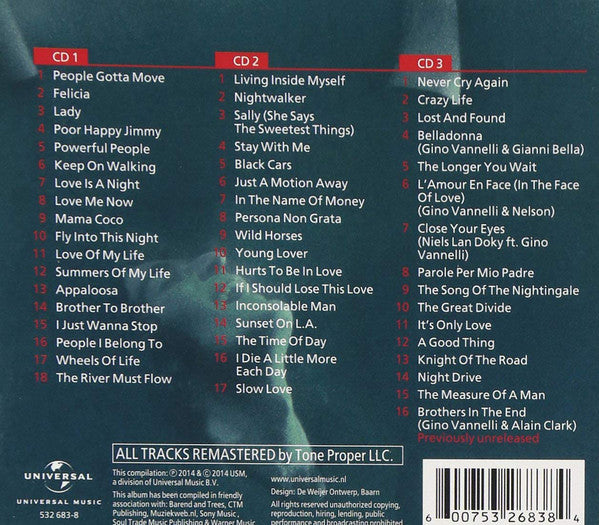 Gino Vannelli : Collected (3xCD, Comp, RM, dig)