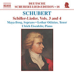 the album cover for Maya Boog - Schiller Lieder 3 & 4
