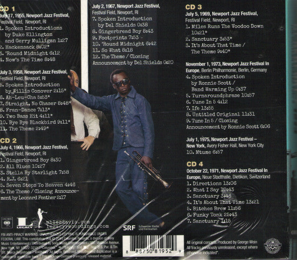 Miles Davis : At Newport 1955-1975 (The Bootleg Series Vol. 4) (4xCD, Album)