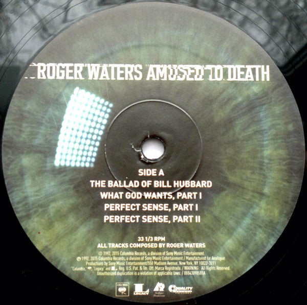 Roger Waters : Amused To Death (2xLP, Album, Ltd, RE, Rem)