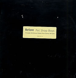 Pet Shop Boys : Before (2x12", Promo)