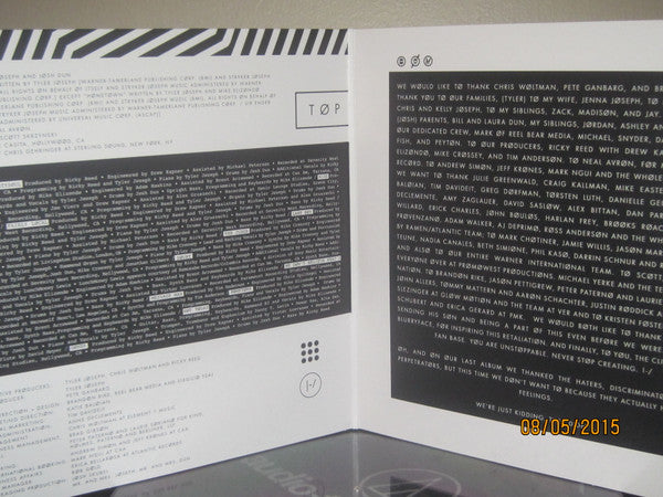 Twenty One Pilots : Blurryface (2xLP, Album, Ltd, Whi)