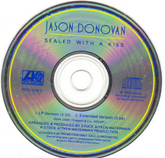 Jason Donovan : Sealed With A Kiss (CD, Maxi, Promo)