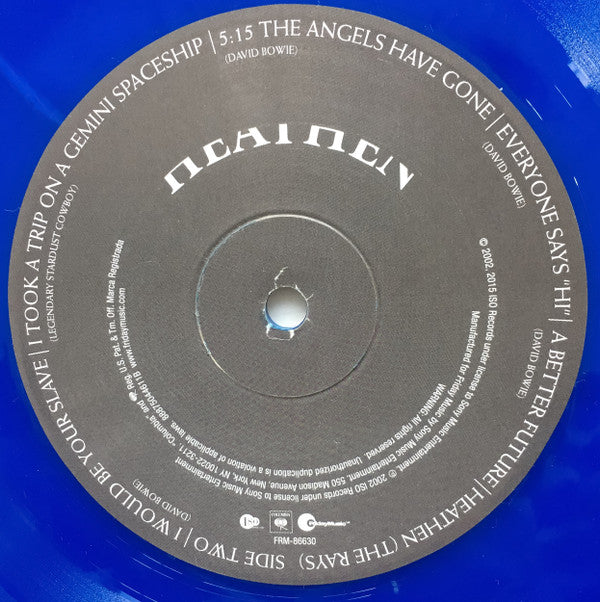 David Bowie : Heathen (LP, Album, Ltd, RE, Blu)