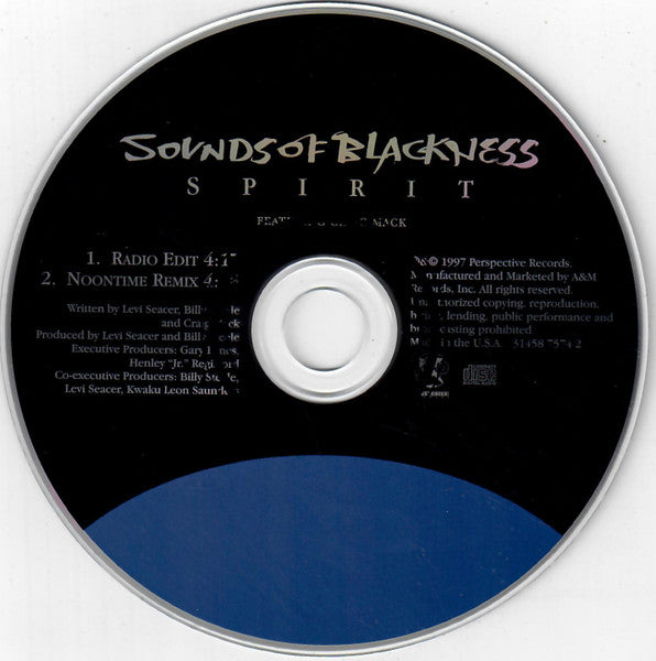 Sounds Of Blackness Featuring Craig Mack : Spirit (CD, Single, Car)