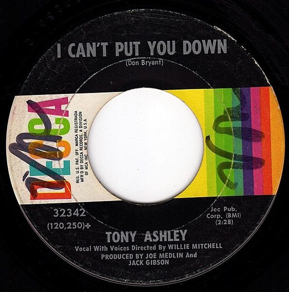 Tony Ashley : We Must Have Love / I Can't Put You Down (7", Single)