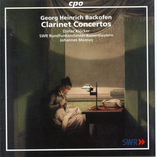 the album cover for Dieter Klöcker - Clarinet Concertos