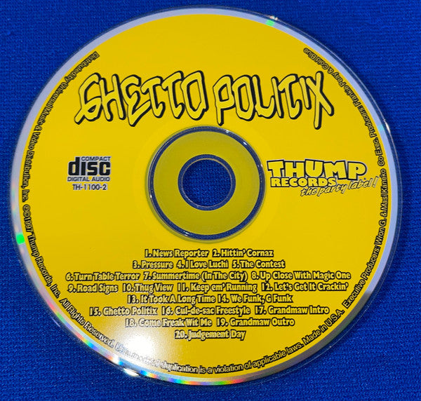 Various : Ghetto Politix (CD, Comp)