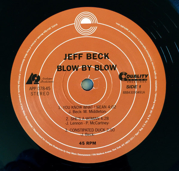 Jeff Beck : Blow By Blow (2x12", Album, Ltd, RE, RM, Gat)