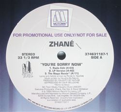 Zhané : You're Sorry Now (12", Promo)