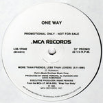 One Way : Serving It / More Than Friends, Less Than Lovers (12", Promo)