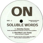 ON (4) : Soluble Words (12", Promo)