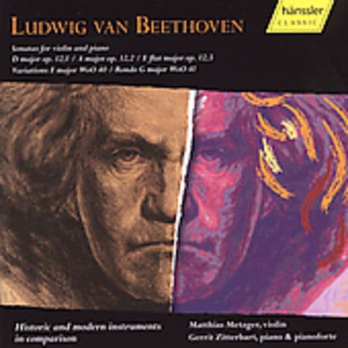 the album cover for L.V. Beethoven - Historic & Modern Instruments in Comparison